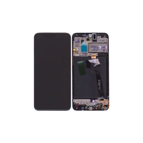 Pantalla Completa Original Con Marco Para Samsung Galaxy A10 / A105F / VERSION F NEGRO