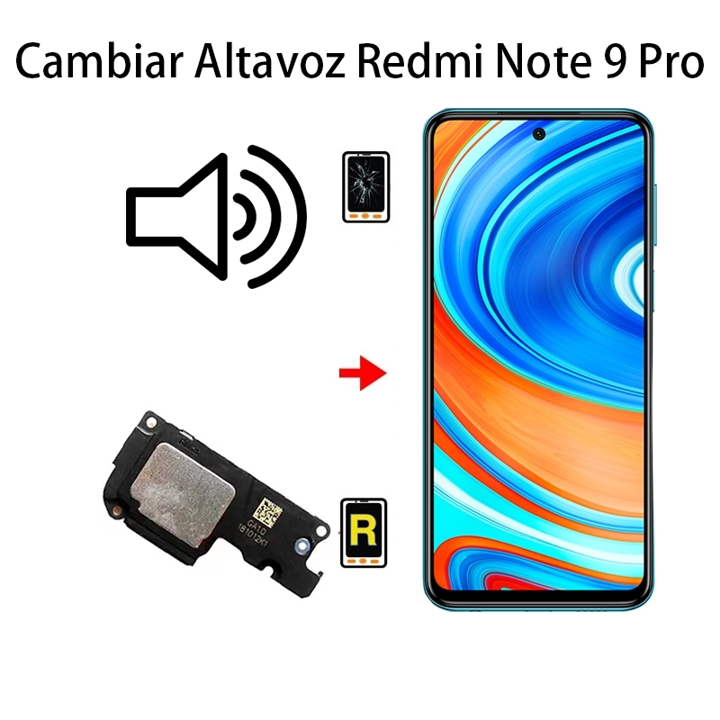 Cambiar Altavoz De Música Xiaomi Redmi Note 9 Pro