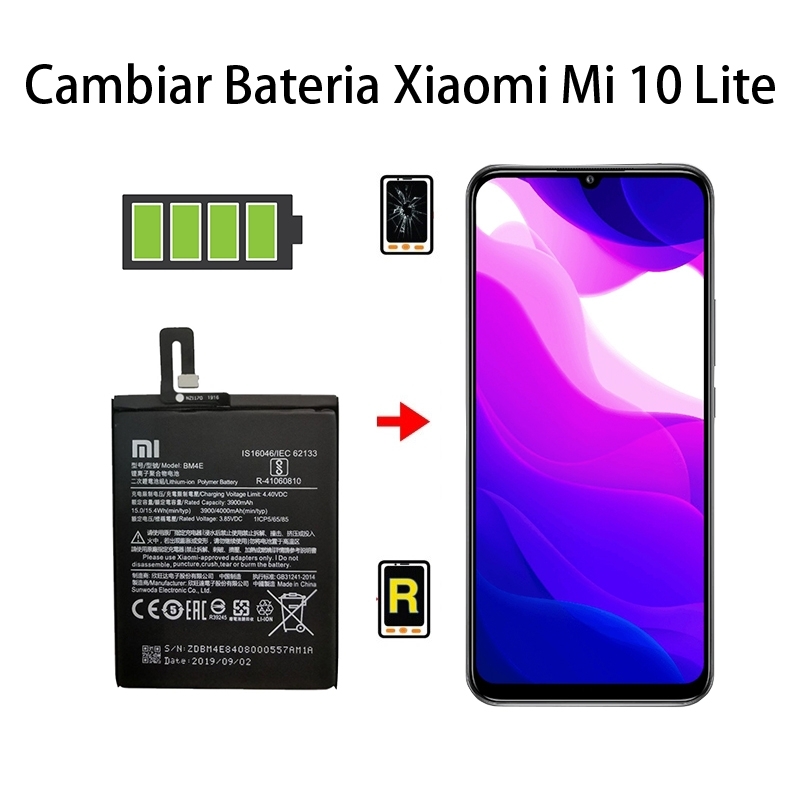 Cambiar Batería Xiaomi Mi 10 Lite