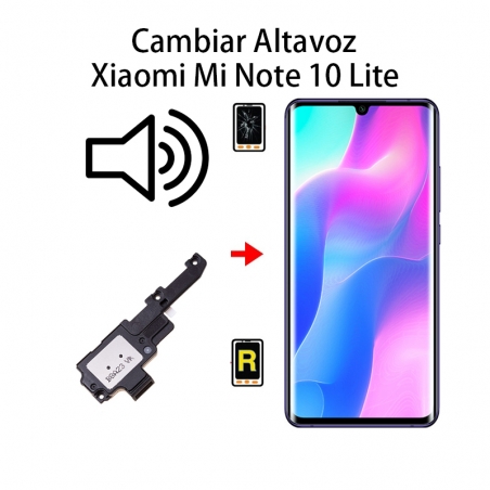 Cambiar Altavoz De Música Xiaomi Mi Note 10 Lite