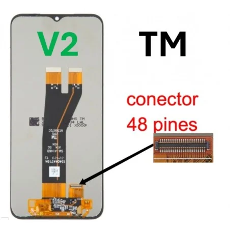 V2 S-763 SM-A146B/A145F Pantalla Samsung A14 4G / A14 5G 48pines Versión TM