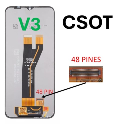 V3 S-859 SM-M146B/A146B/A145F (M14 5G //A14 5G/4G 2023) BLACK (NF) Versión CSOT