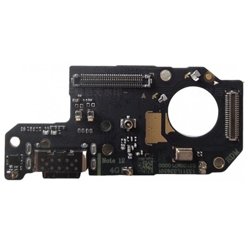 56000200M700 Placa De Conector De Carga Tipo C Con Micrófono Para Xiaomi Redmi Note 12 4G