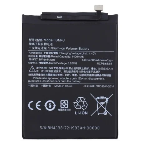 Bateria BM4J Para Xiaomi Redmi Note 8 Pro De 4400mAh