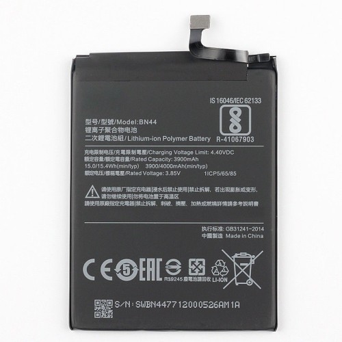 Bateria BN44 Para XIAOMI REDMI 5 PLUS De 4000mAh