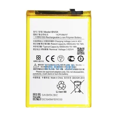 N458 Bateria Litio BN5K Para Xiaomi Redmi 12C