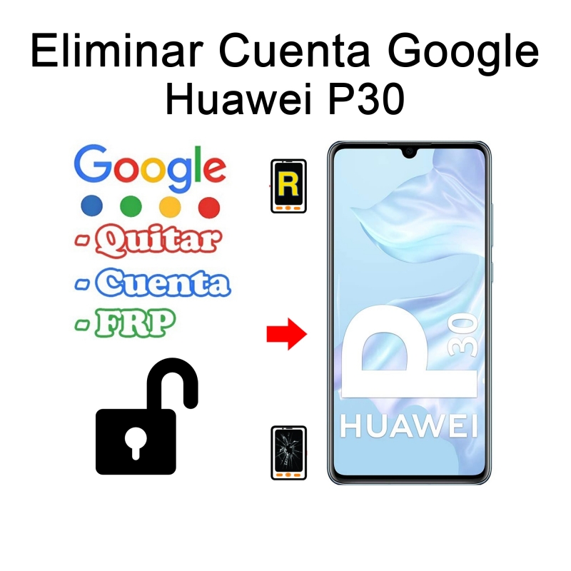 Eliminar Cuenta Google Huawei P30