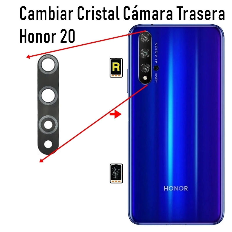 Cambiar Cristal Cámara Trasera Huawei Nova 5T