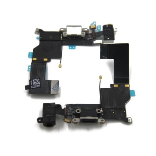 Cable Flex Con Conector De Carga / Datos Y Accesorios / Conector Jack De 3.5 / Micrófono Y Cable Coaxial Para IPhone 5S
