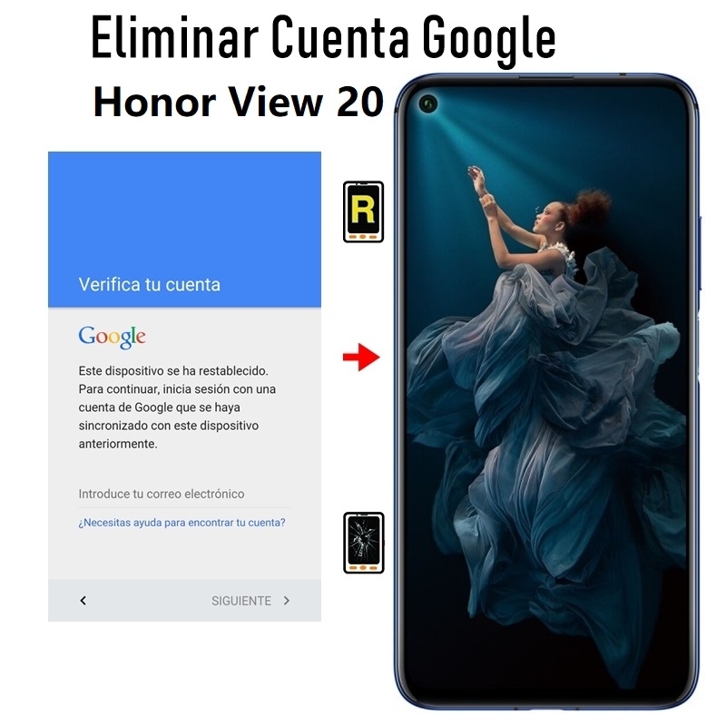 Eliminar Cuenta Google Honor View 20