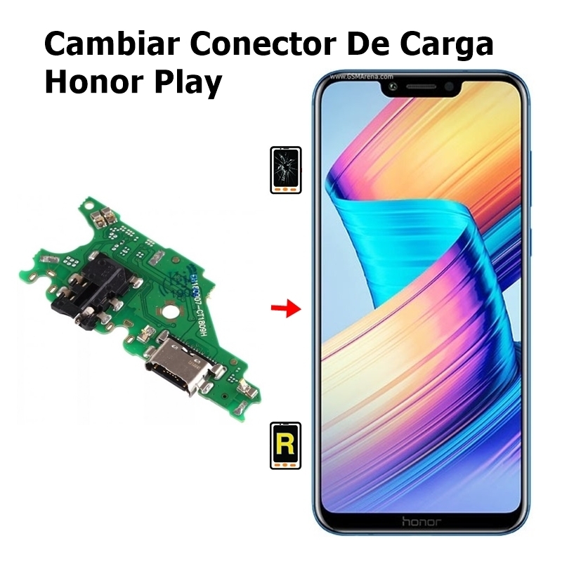 Cambiar Conector De Carga Honor Play