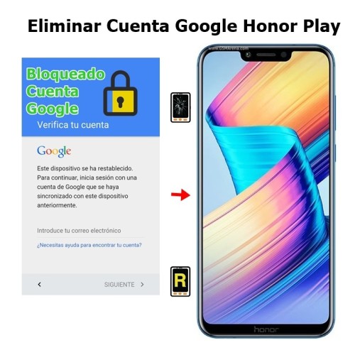 Eliminar Cuenta Google Honor Play