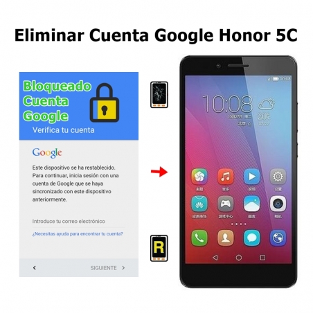 Eliminar Cuenta Google Honor 5C