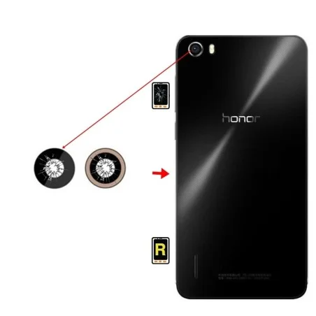 Cambiar Cristal Cámara Trasera Honor 6C