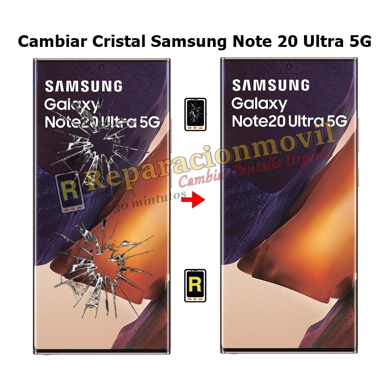 Cambiar Cristal Samsung Note 20 Ultra 5G