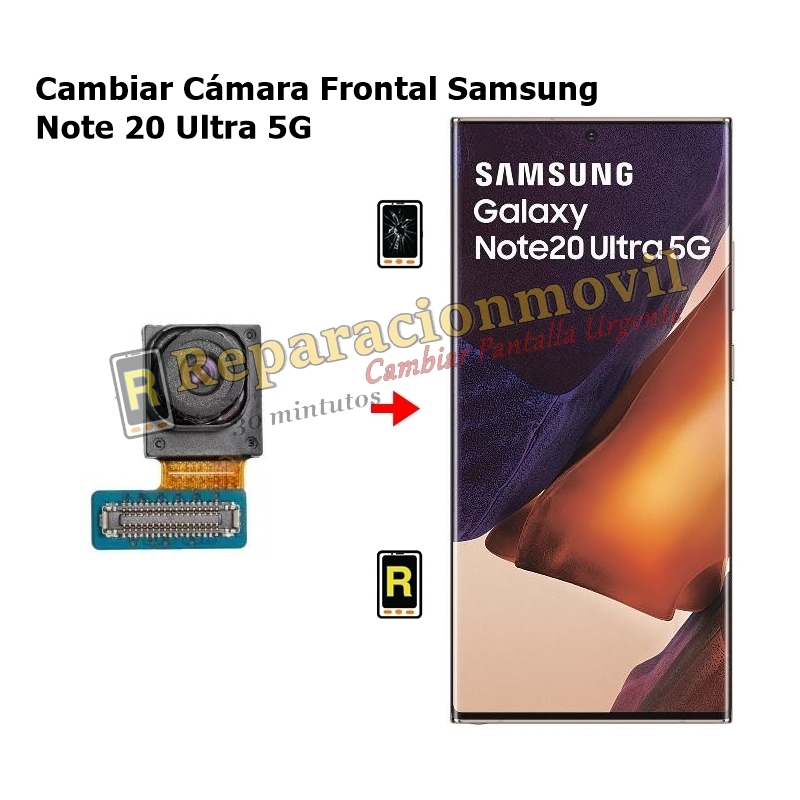 Cambiar Cámara Frontal Samsung Note 20 Ultra 5G