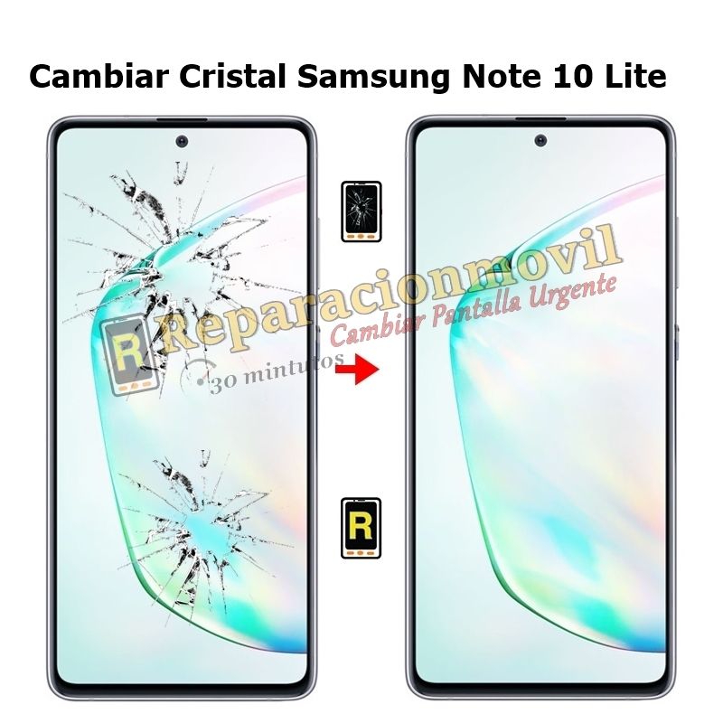 Cambiar Cristal Samsung Note 10 Lite