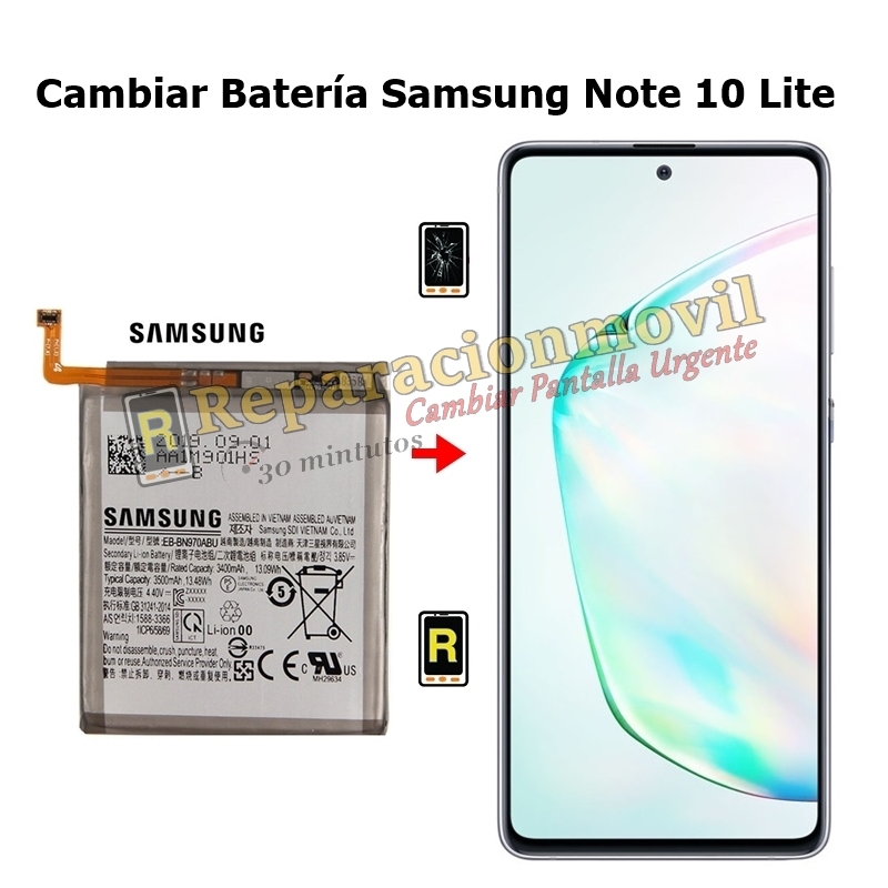 Cambiar Batería Samsung Note 10 Lite