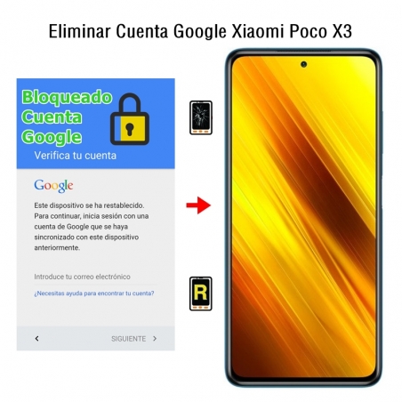 Eliminar Cuenta Google Xiaomi Poco X3