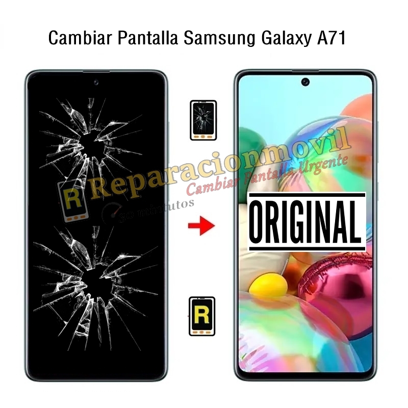 Cambiar Pantalla Samsung Galaxy A71