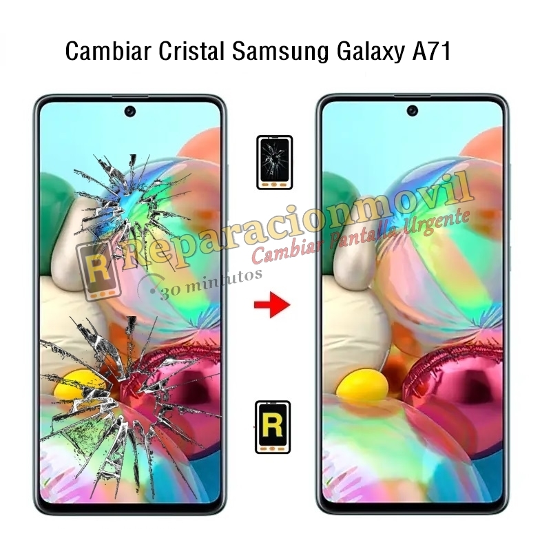 Cambiar Cristal Samsung Galaxy A71