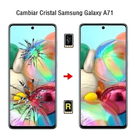 Cambiar Cristal Samsung Galaxy A71