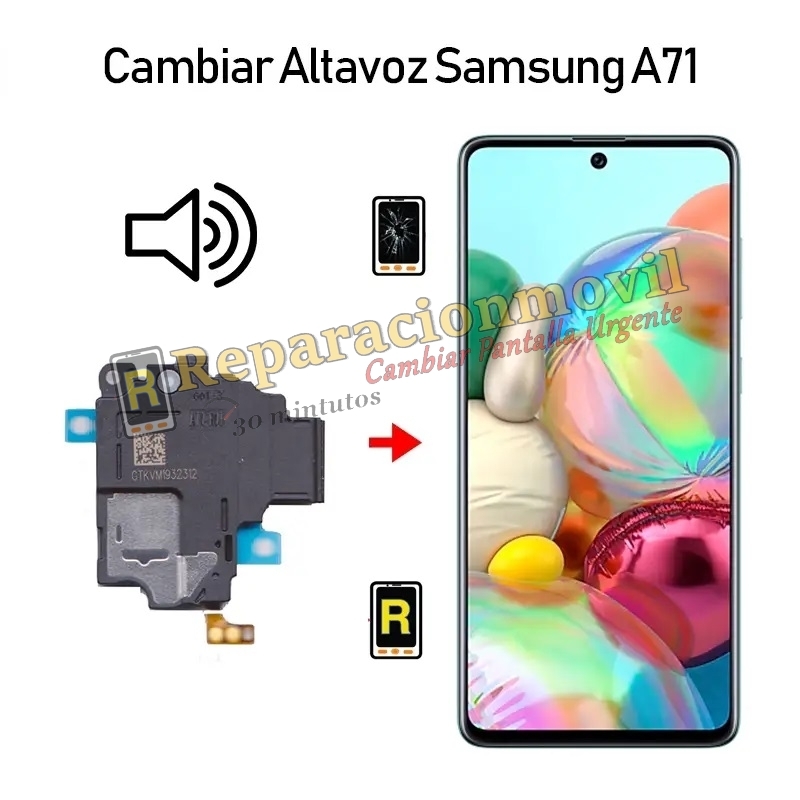 Cambiar Altavoz De Música Samsung Galaxy A71