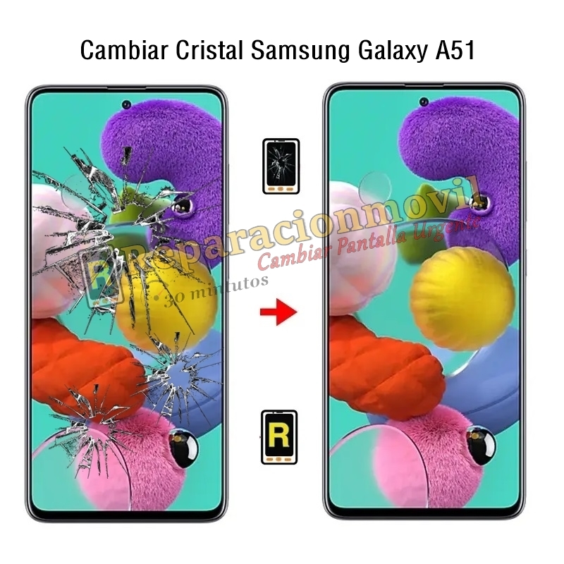 Cambiar Cristal Samsung Galaxy A51