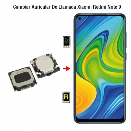 Cambiar Auricular De Llamada Xiaomi Redmi Note 9