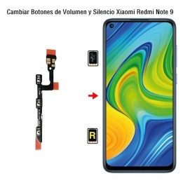 Cambiar Botones de Volumen y Silencio Xiaomi Redmi Note 9