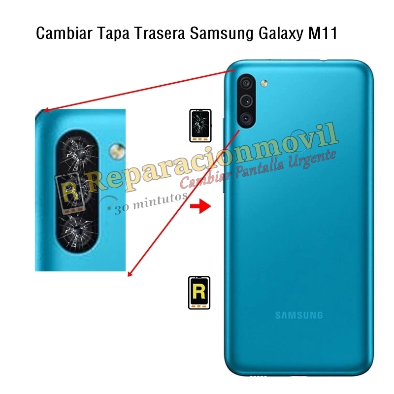 Cambiar Cristal Cámara Trasera Samsung Galaxy M11