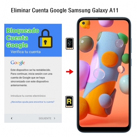 Eliminar Cuenta Google Samsung Galaxy A11
