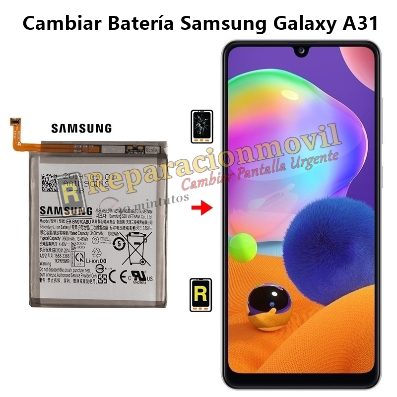 Cambiar Batería Original Samsung Galaxy A31