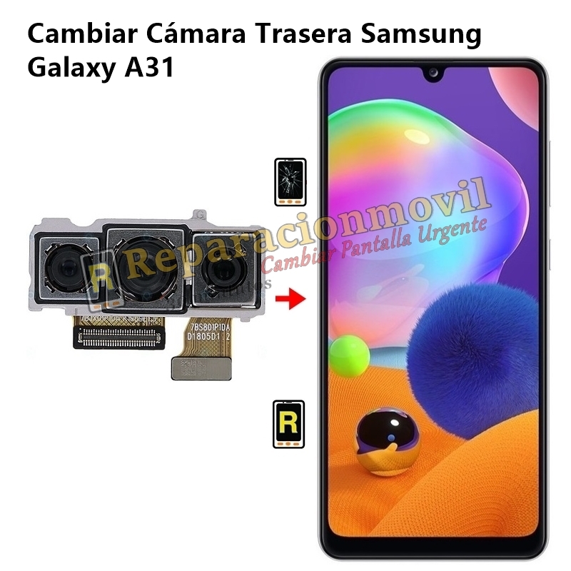 Cambiar Cámara Trasera Samsung Galaxy A31