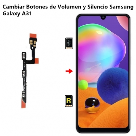 Cambiar Botones de Volumen y Silencio Samsung Galaxy A31