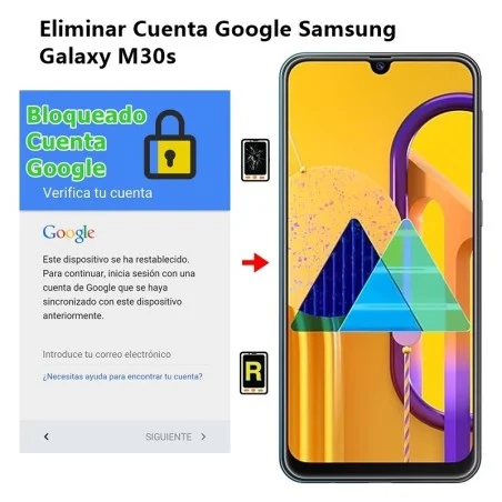 Eliminar Cuenta Google Samsung Galaxy M30S