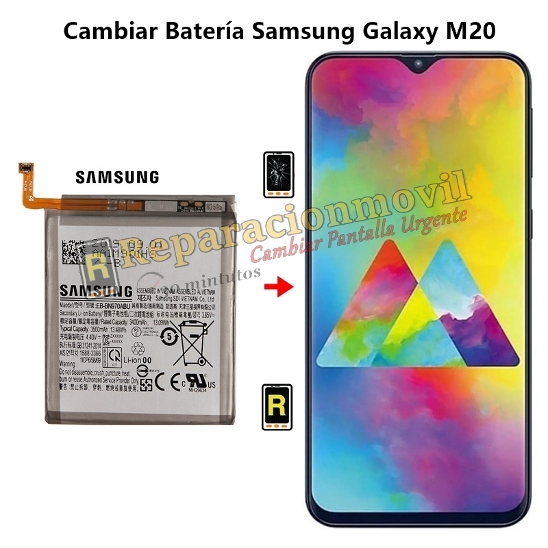 Cambiar Batería Samsung Galaxy M20