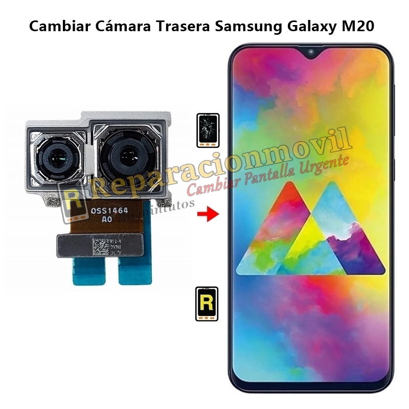 Cambiar Cámara Trasera Samsung Galaxy M20
