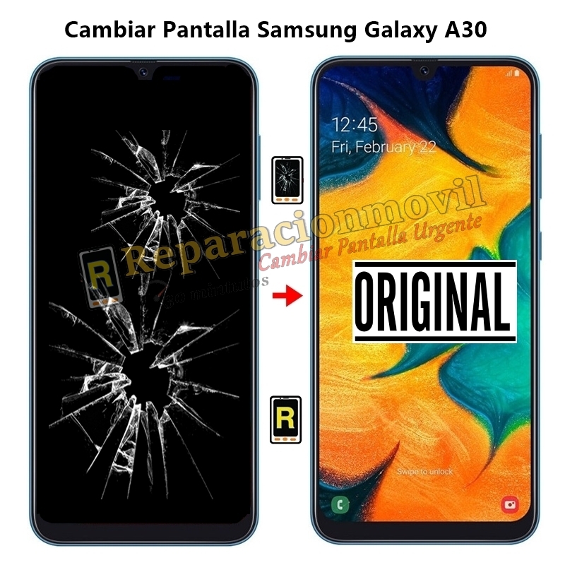 Cambiar Pantalla Samsung Galaxy A30