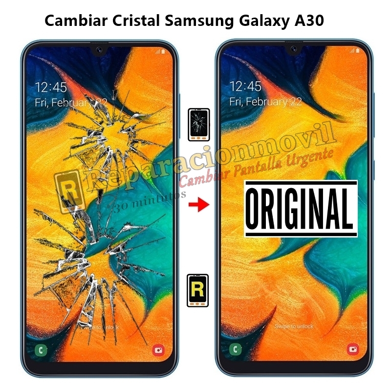 Cambiar Cristal Samsung Galaxy A30