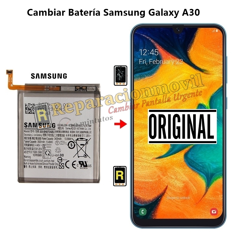 Cambiar Batería Samsung Galaxy A30