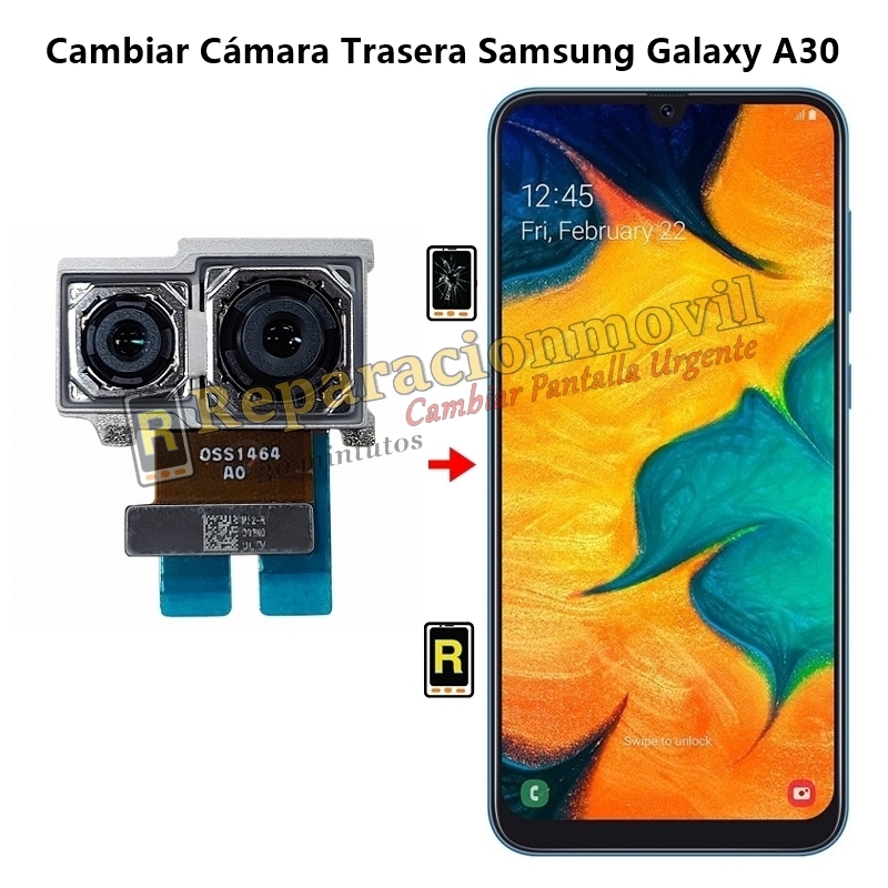 Cambiar Cámara Trasera Samsung Galaxy A30