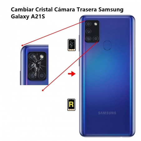 Cambiar Cristal Cámara Trasera Samsung Galaxy A21S