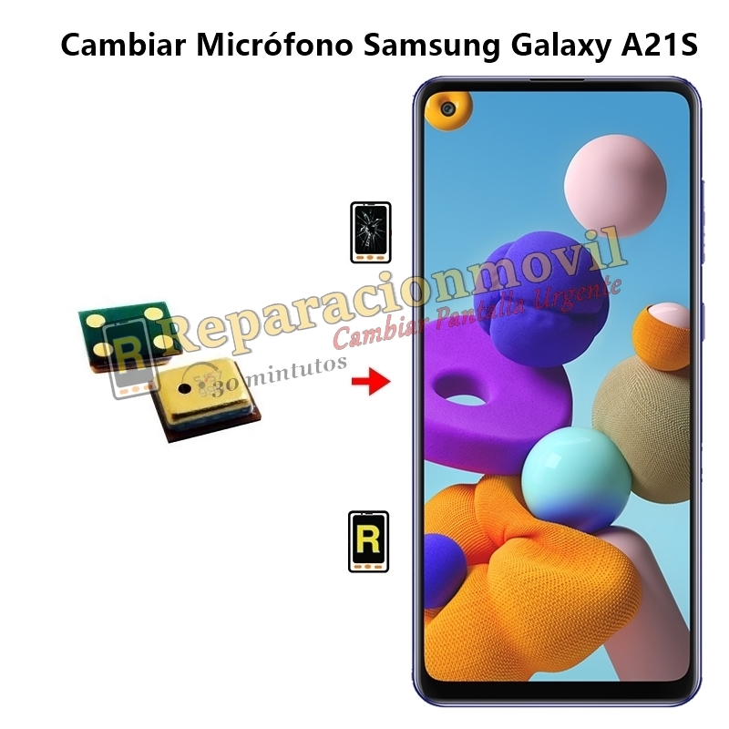 Cambiar Micrófono Samsung Galaxy A21S