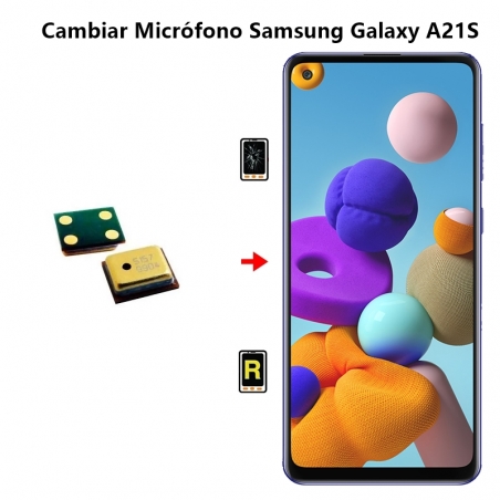 Cambiar Micrófono Samsung Galaxy A21S