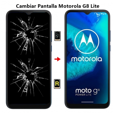 Cambiar Pantalla Motorola G8 Lite