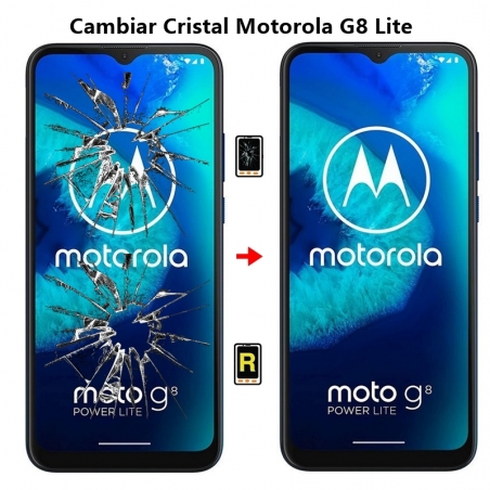 Cambiar Cristal Motorola G8 Lite