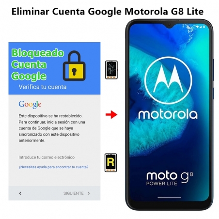 Eliminar Cuenta Google Motorola G8 Lite