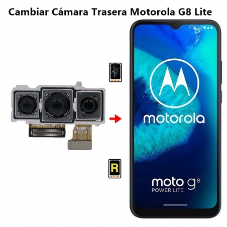 Cambiar Cámara Trasera Motorola G8 Lite