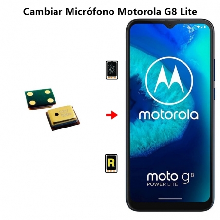 Cambiar Micrófono Motorola G8 Lite